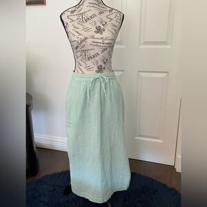 🌲 , Universal Thread Light Green Cotton Skirt